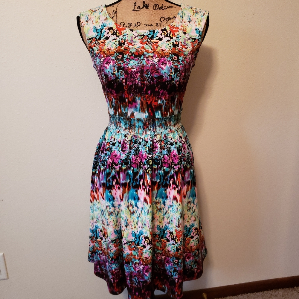 Cynthia Rowley watercolor dress NWOT